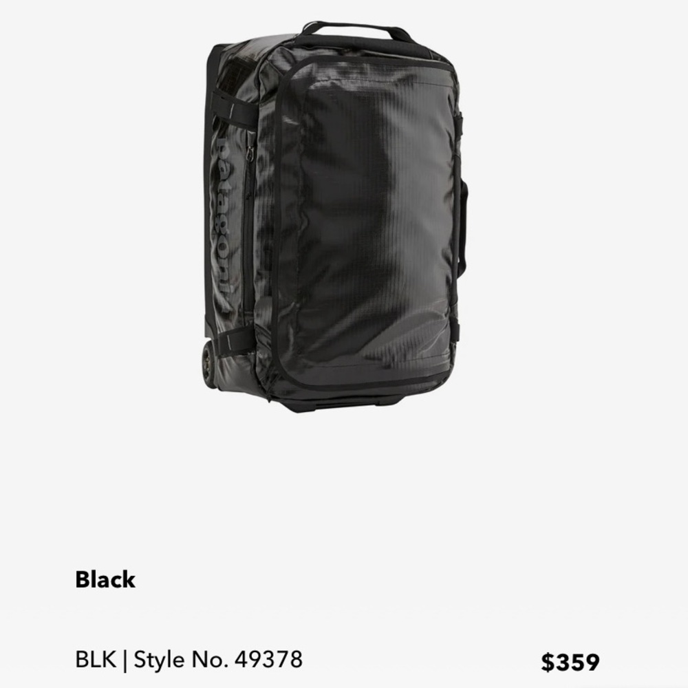 Patagonia Black Hole Wheeled Duffle 40L